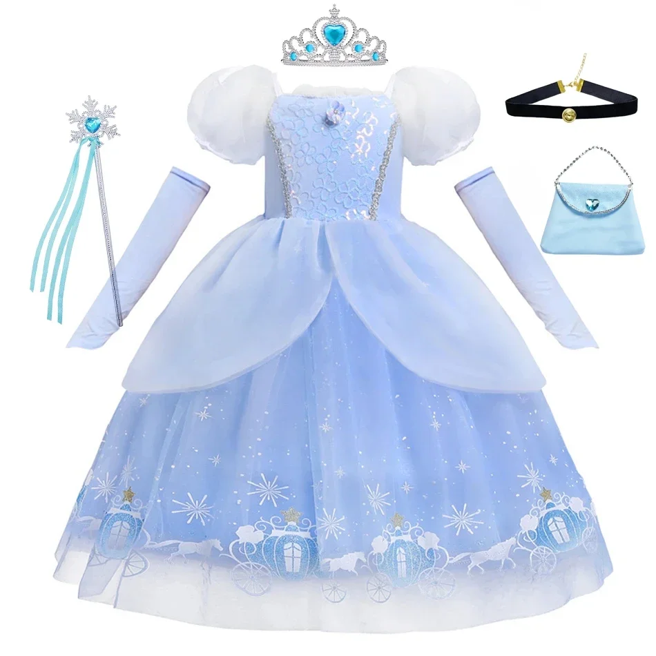 Summer Dresses Yours Clothing - Cinderella Princess Cosplay Dress for Girl