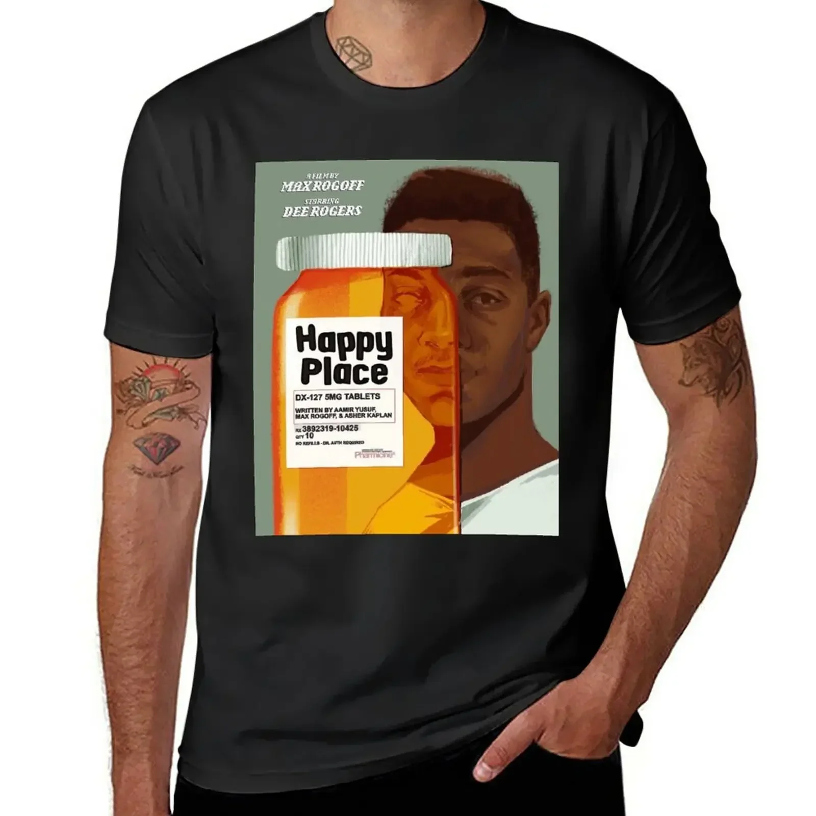 Summer Clothing Places - Happy Place T-Shirt vintage quick-drying customs