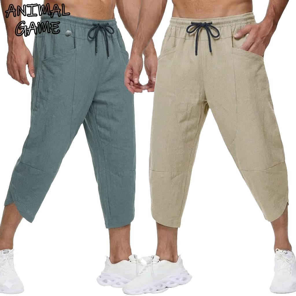 Summer Hiking Clothing - Summer Men's Linen Casual Short Pants