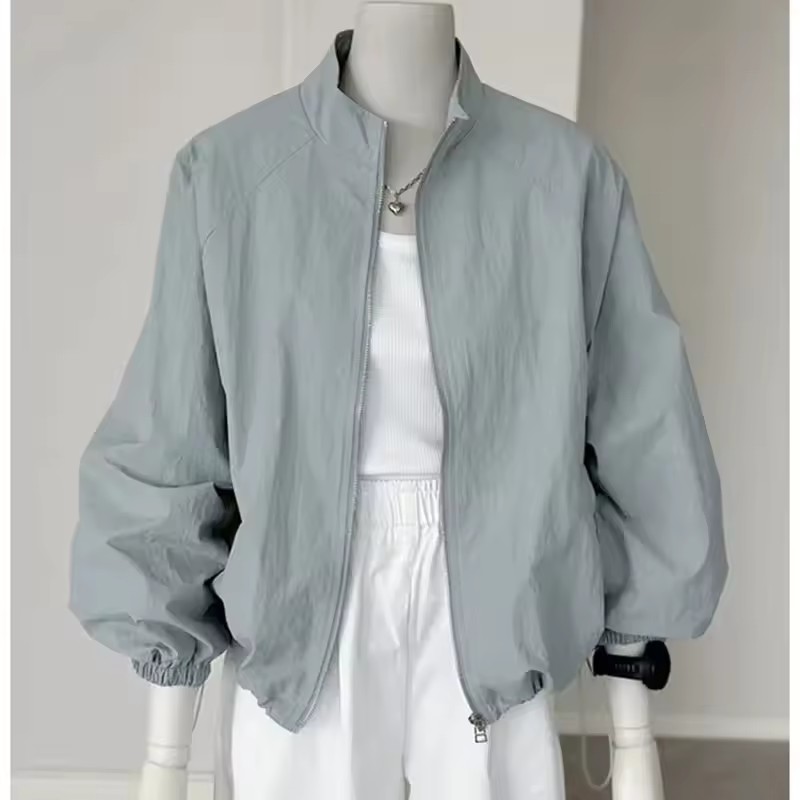 Crew Clothing Summer Jacket - Korean Women Long Sleeved Sunscreen Clothing