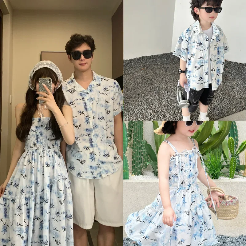 Summer Dresses Yours Clothing - Resort Couple Look Parents and Children