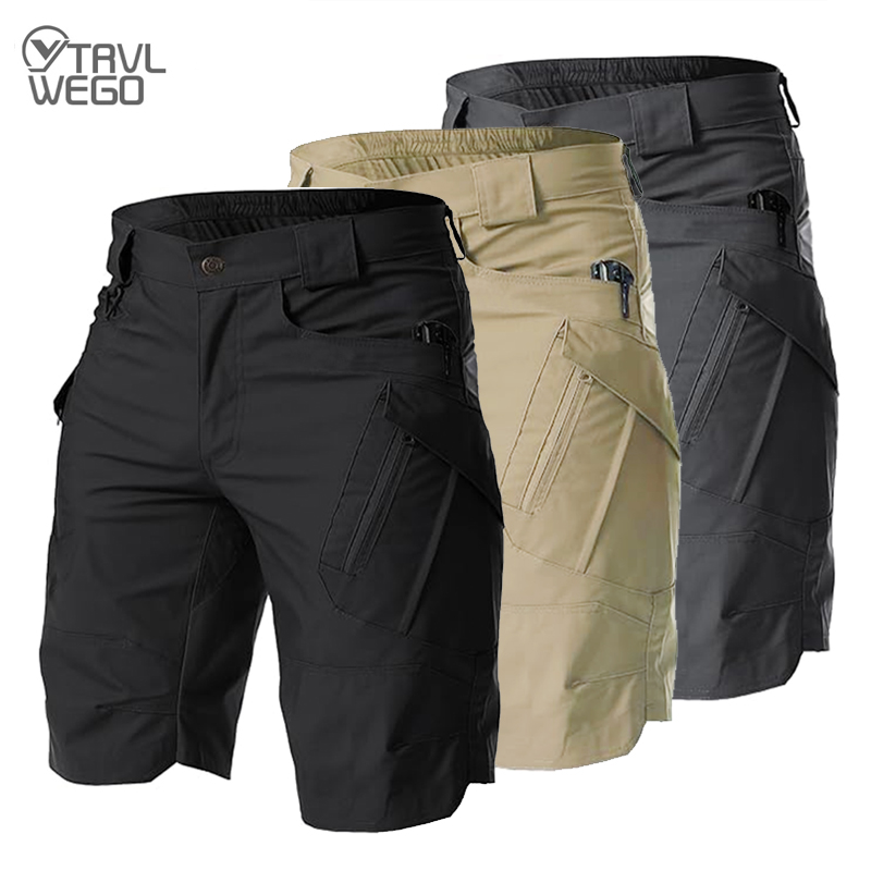 Summer Hiking Clothing - TRVLWEGO Men's Tactical Cargo Shorts Quick