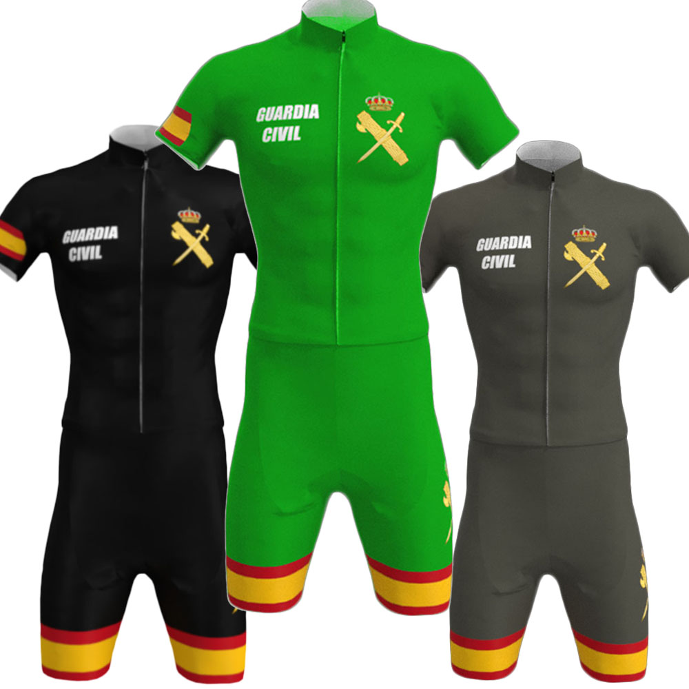 Summer Green Clothing - Civil Guard Cycling Jersey 2024 Men