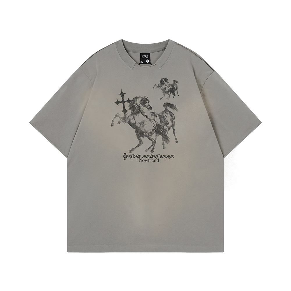 Summer Clothing Trends For Men 2026 - Distressed Wash High Quality Short Sleeve