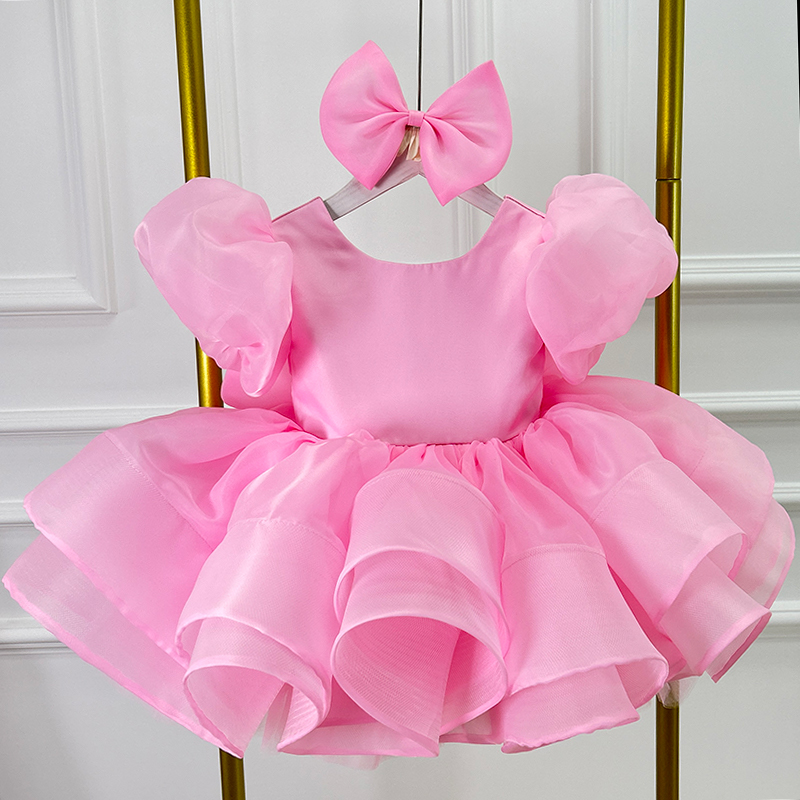Summer Dresses Yours Clothing - New Satin Luxury Girl Dress Rose