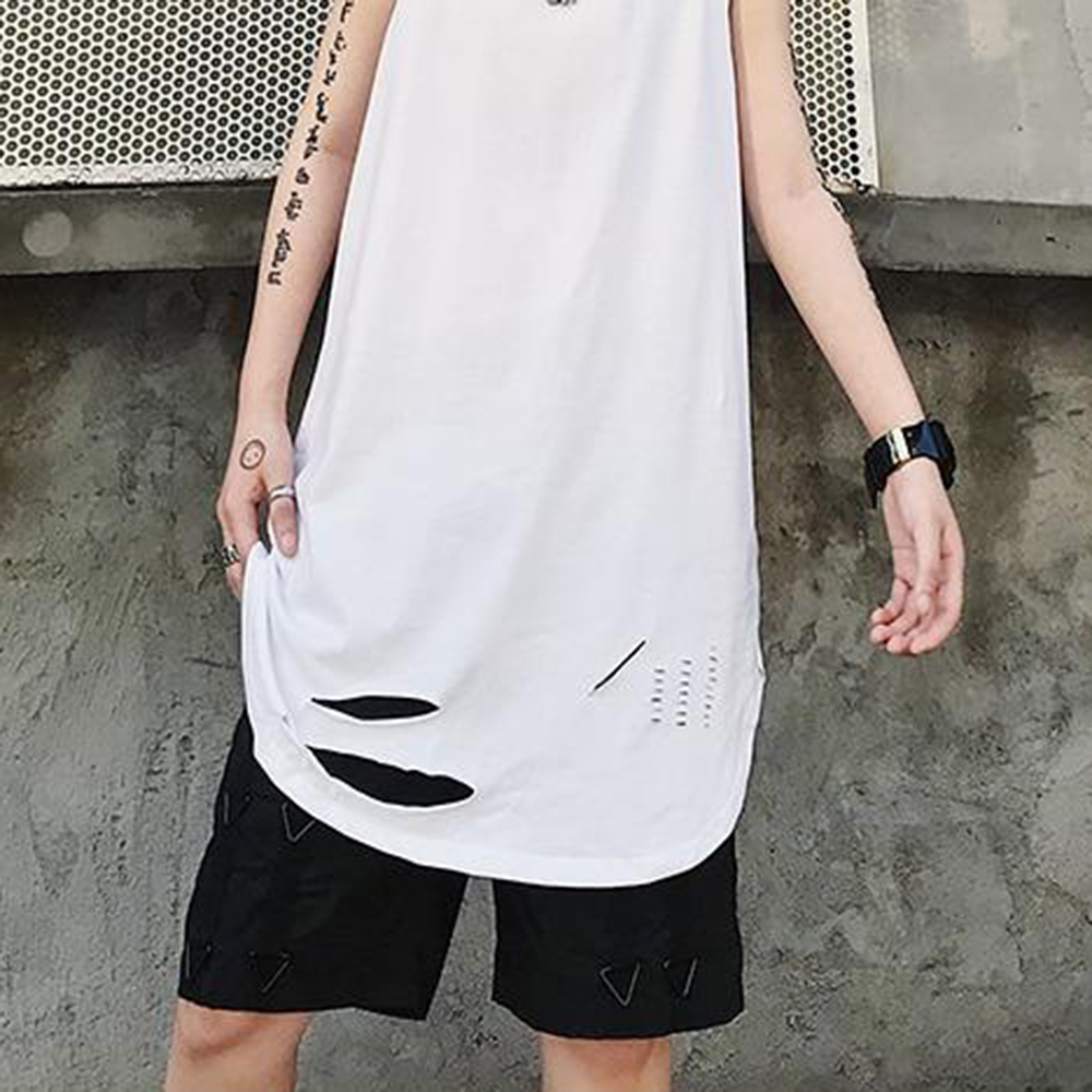 Mens Dark Ripped Breathable Ta - Summer Clothing Trends For Men 2026 ulasan dan harga
