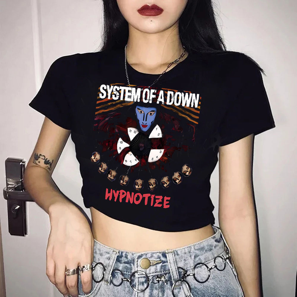 System of a Down crop top crop - Summer Grunge Clothing ulasan dan harga