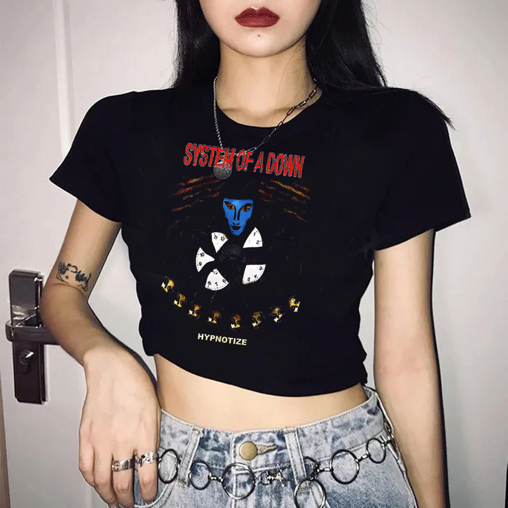 System of a Down crop top crop - Summer Grunge Clothing ulasan dan harga