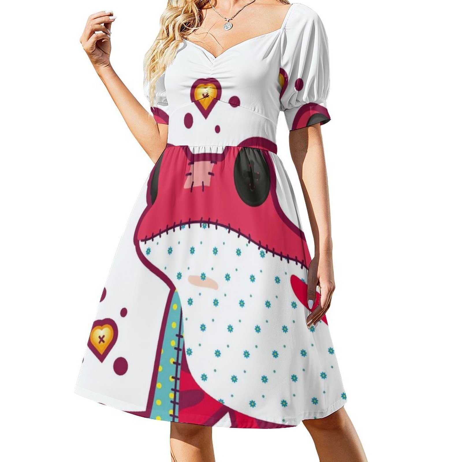 Ragdoll Frog Bohemian Sleevele - Summer Clothing For A Beach ulasan dan harga