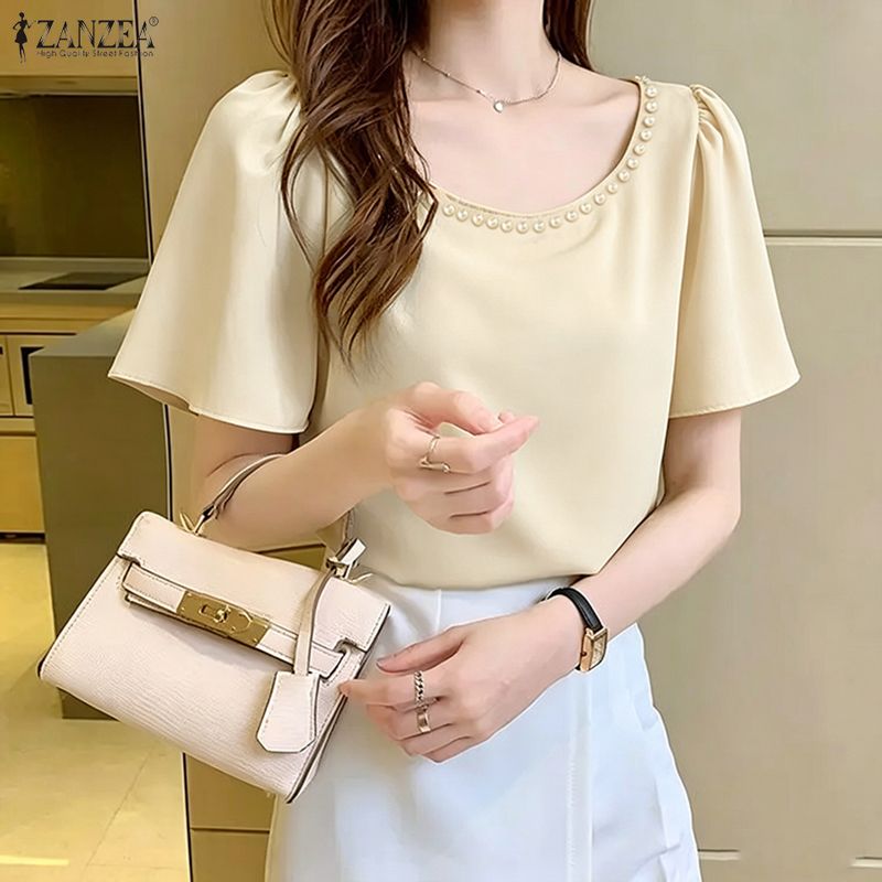 ZANZEA Women's Elegant Blouses - Summer De Clothing ulasan dan harga