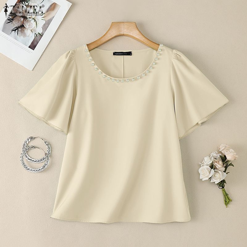 ZANZEA Women's Elegant Blouses - Summer De Clothing ulasan dan harga
