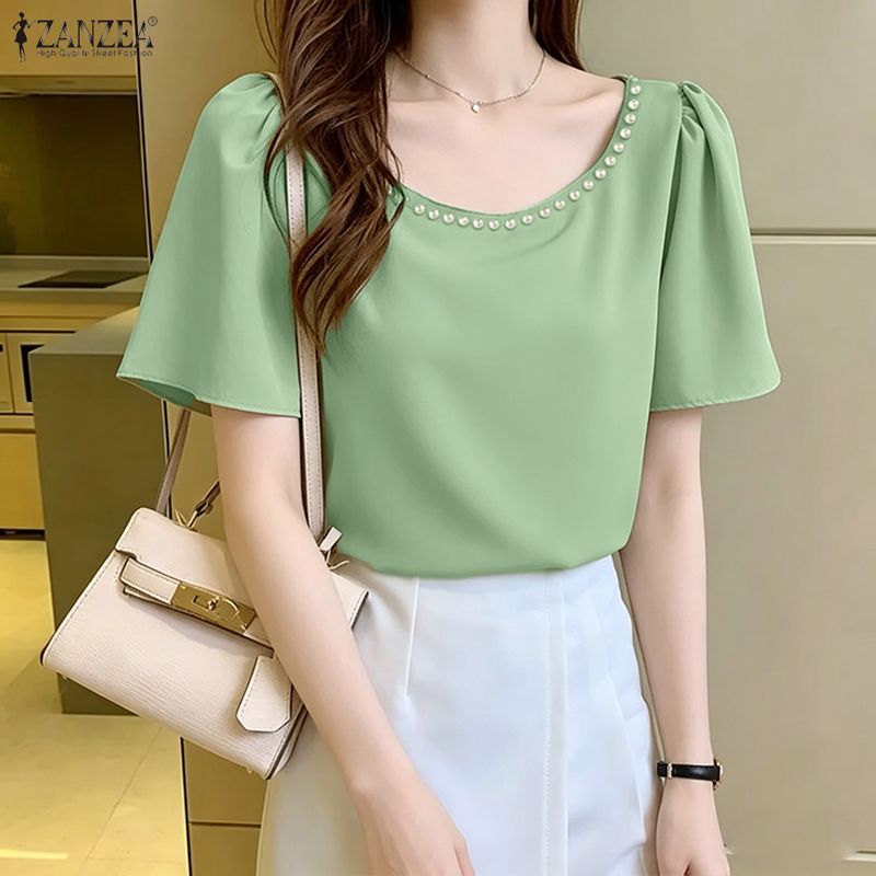 ZANZEA Women's Elegant Blouses - Summer De Clothing ulasan dan harga