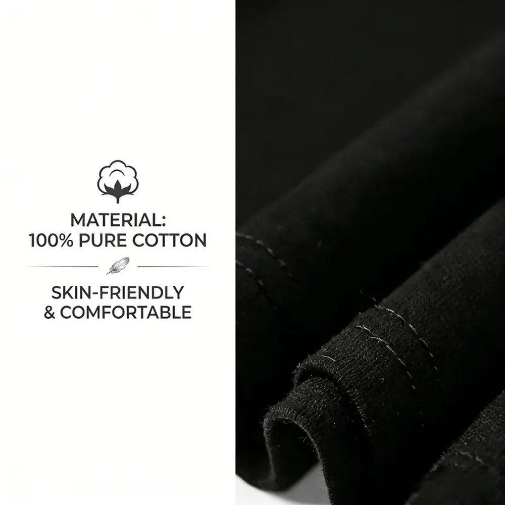 Men's Cotton Round Neck Short- - Summer Clothing Gifts ulasan dan harga
