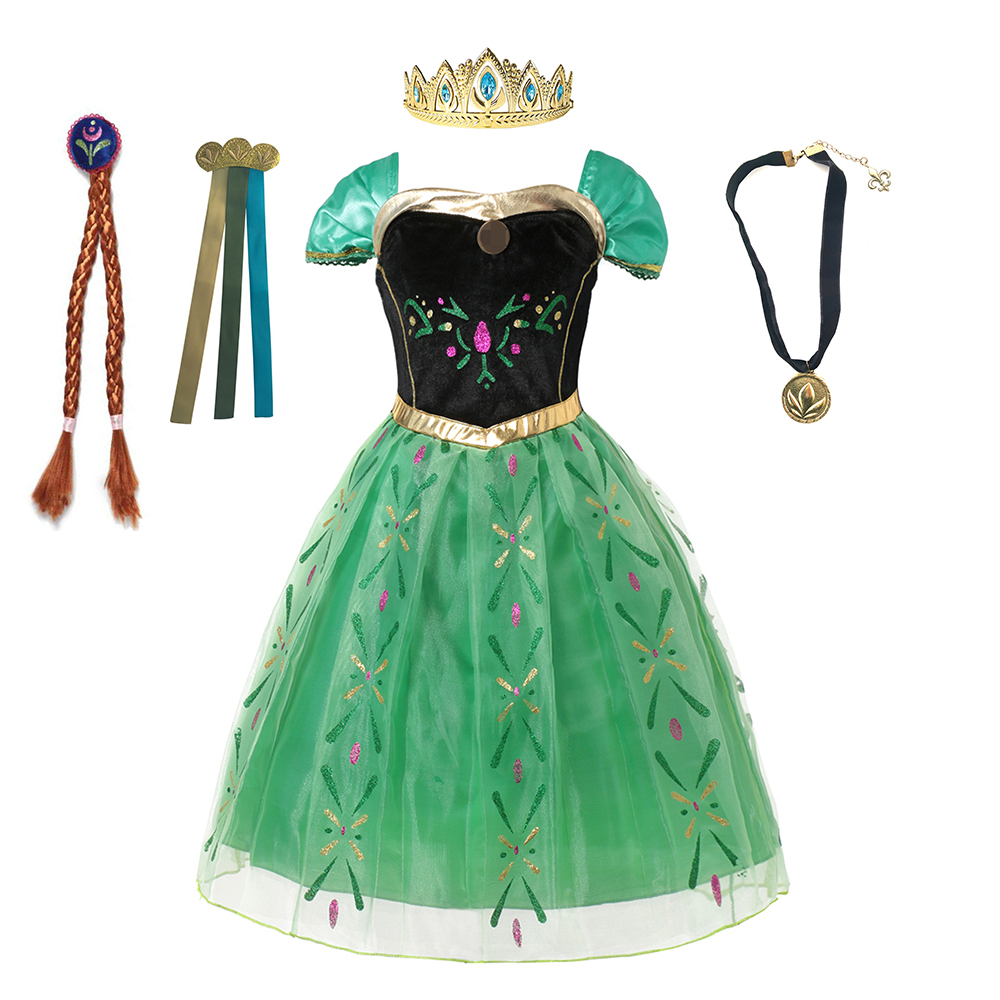 Anna Costume For Kids Girl Fan - Summer Dresses Yours Clothing ulasan dan harga