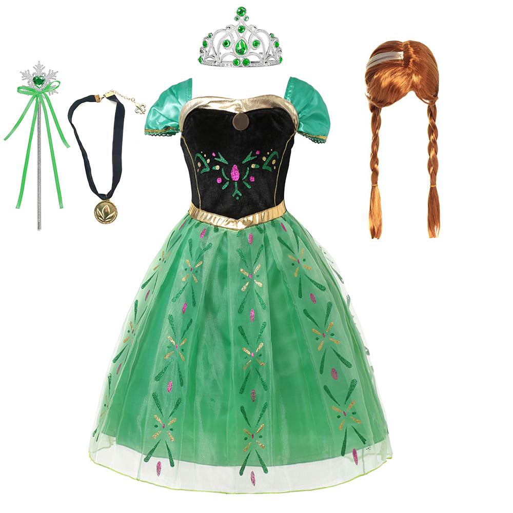 Anna Costume For Kids Girl Fan - Summer Dresses Yours Clothing ulasan dan harga