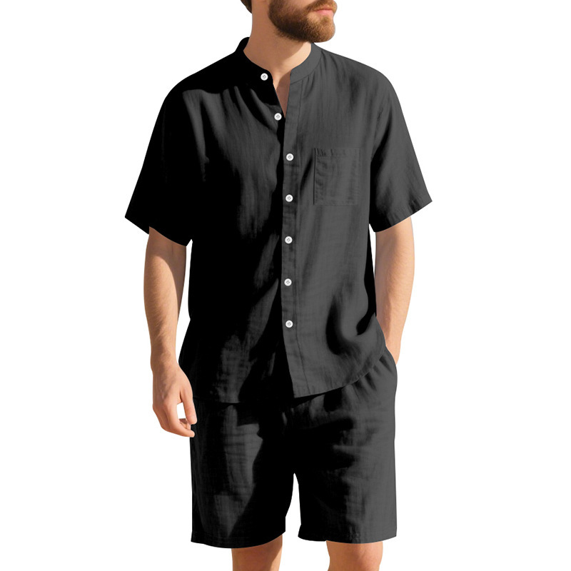 Summer Men's Linen Loose-Fit S - Summer Clothing For A Beach ulasan dan harga