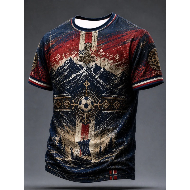 Soccer Football Jersey Norway  - Summer Viking Clothing ulasan dan harga