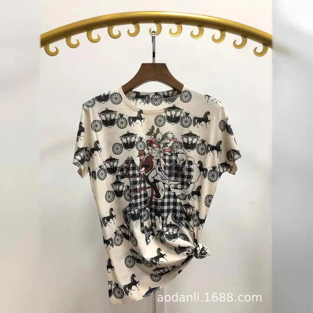 2025 Plaid T Shirts for Women  - Summer De Clothing ulasan dan harga