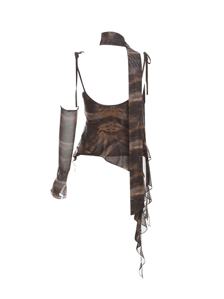 Grunge Crop Tops Harajuku Tank - Summer Grunge Clothing ulasan dan harga