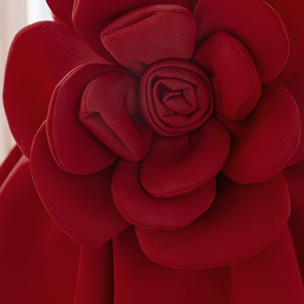 Fashion Red Flower Girl Dresse - Summer Dresses Yours Clothing ulasan dan harga