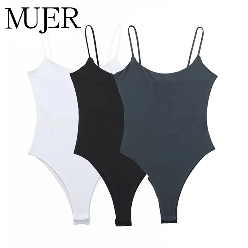 MUJER White Black Body Woman S - Summer Clothing Zara ulasan dan harga