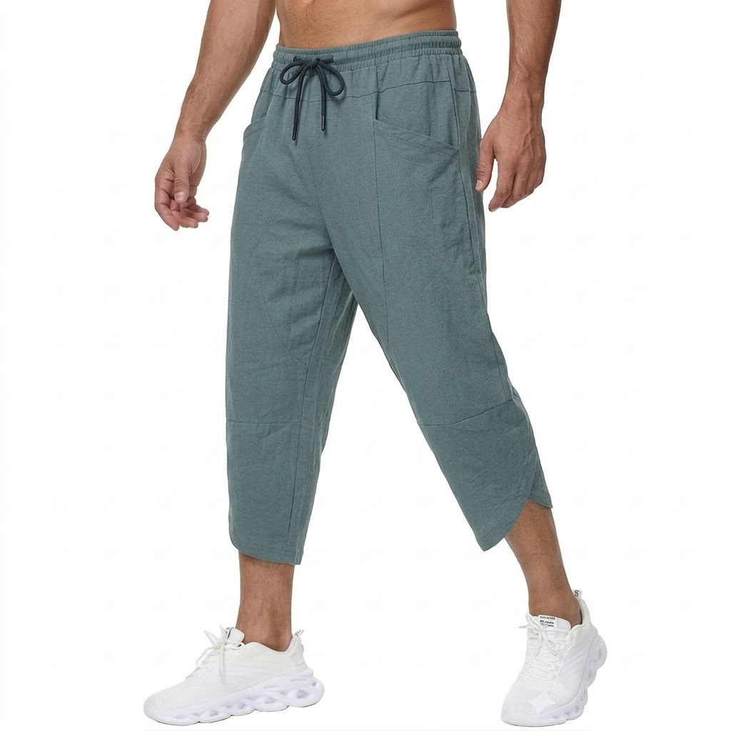 Summer Men's Linen Casual Shor - Summer Hiking Clothing ulasan dan harga