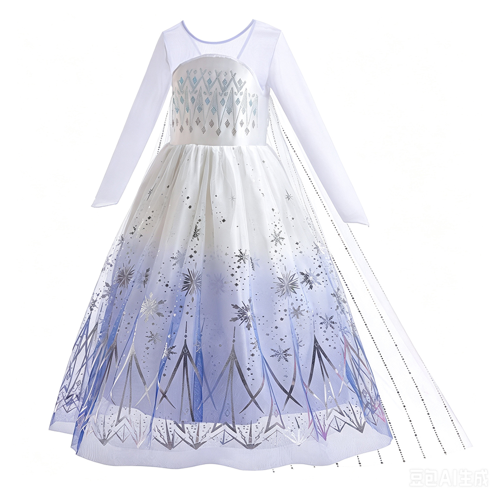 White Elsa Dresses Girls Birth - Summer Dresses Yours Clothing ulasan dan harga
