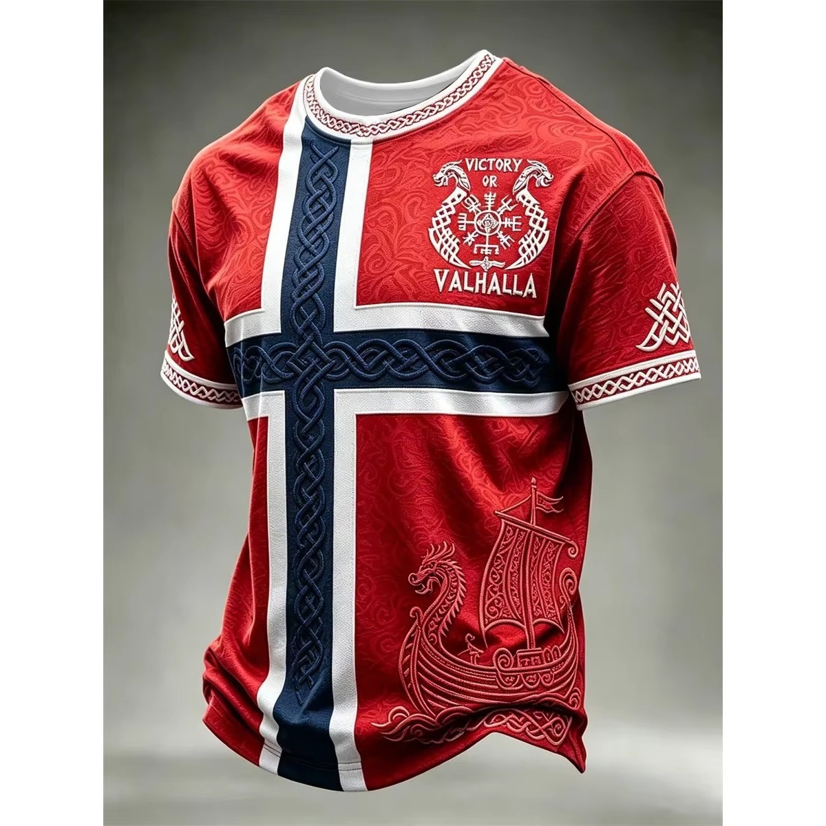Norway Viking T Shirt Men Norg - Summer Viking Clothing ulasan dan harga