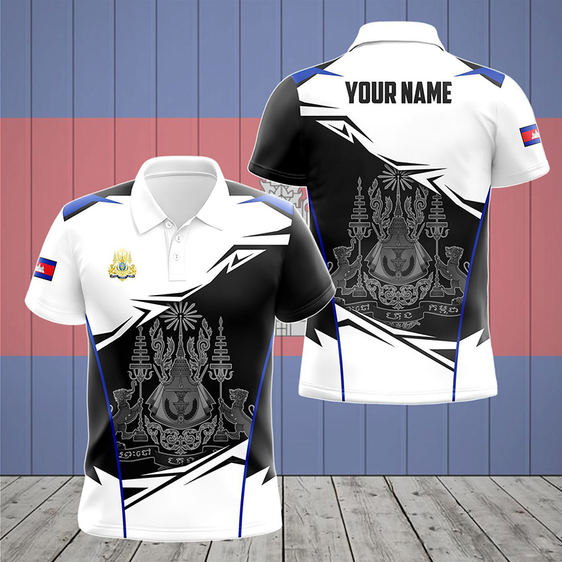 Custom Name Cambodia Flag Grap - Summer Clothing Boys ulasan dan harga