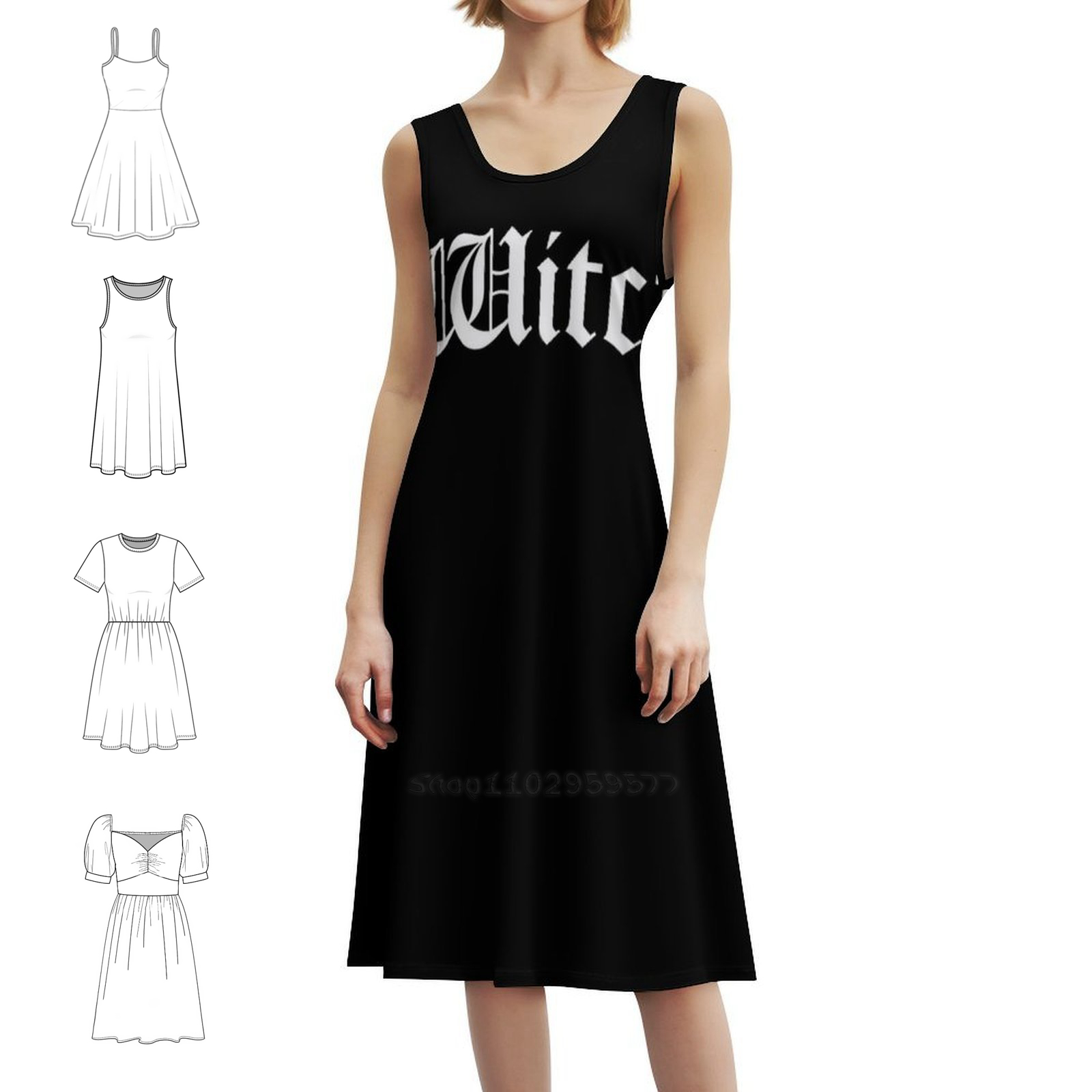 Witch Bohemian Sleeveless Dres - Summer Clothing For A Beach ulasan dan harga