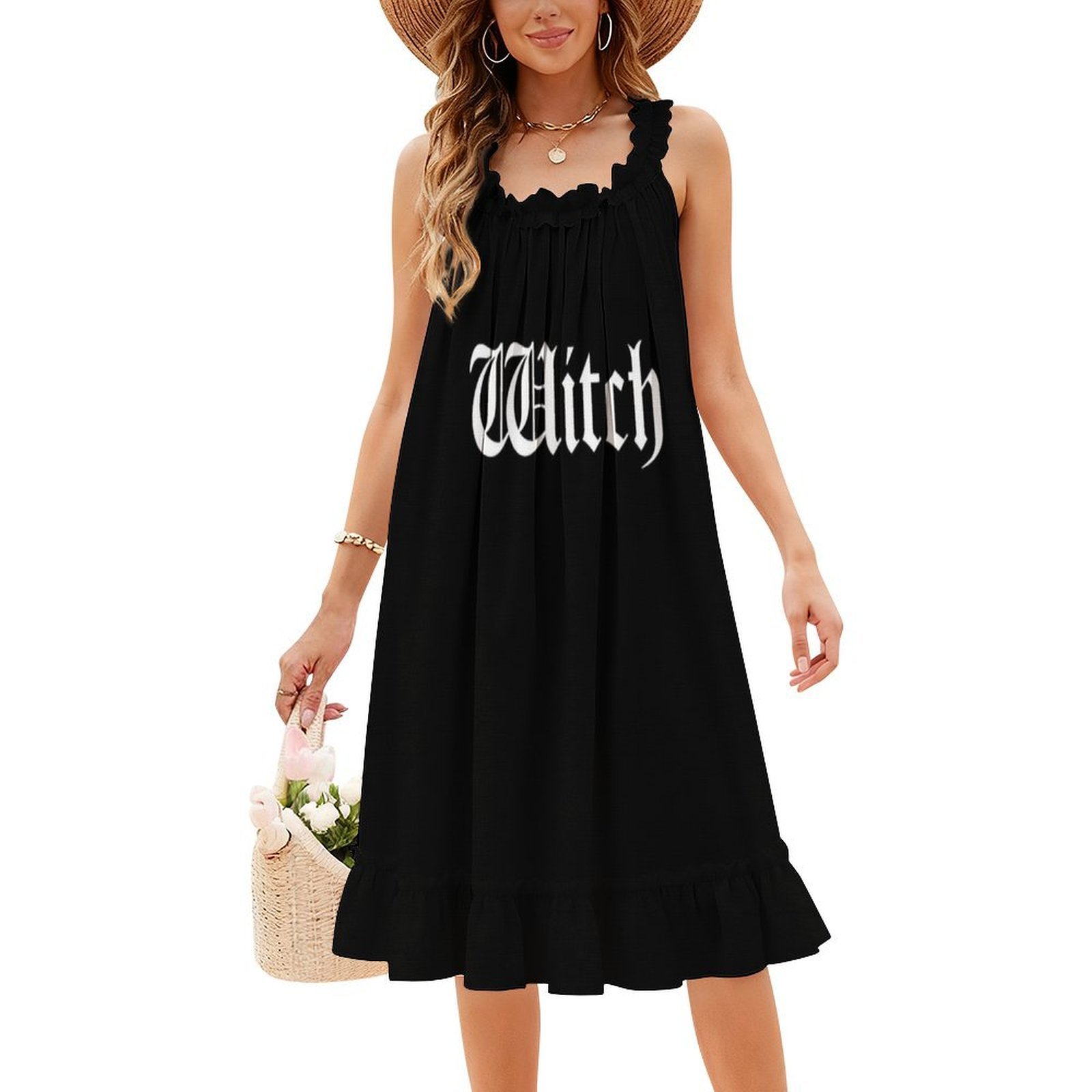 Witch Bohemian Sleeveless Dres - Summer Clothing For A Beach ulasan dan harga