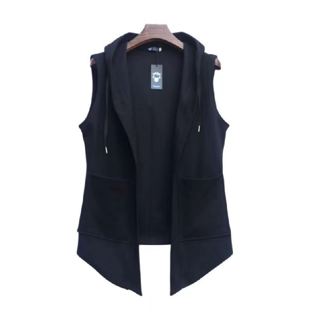 XS-5XL Mens Pocket Hooded Vest - Summer Clothing Trends For Men 2026 ulasan dan harga