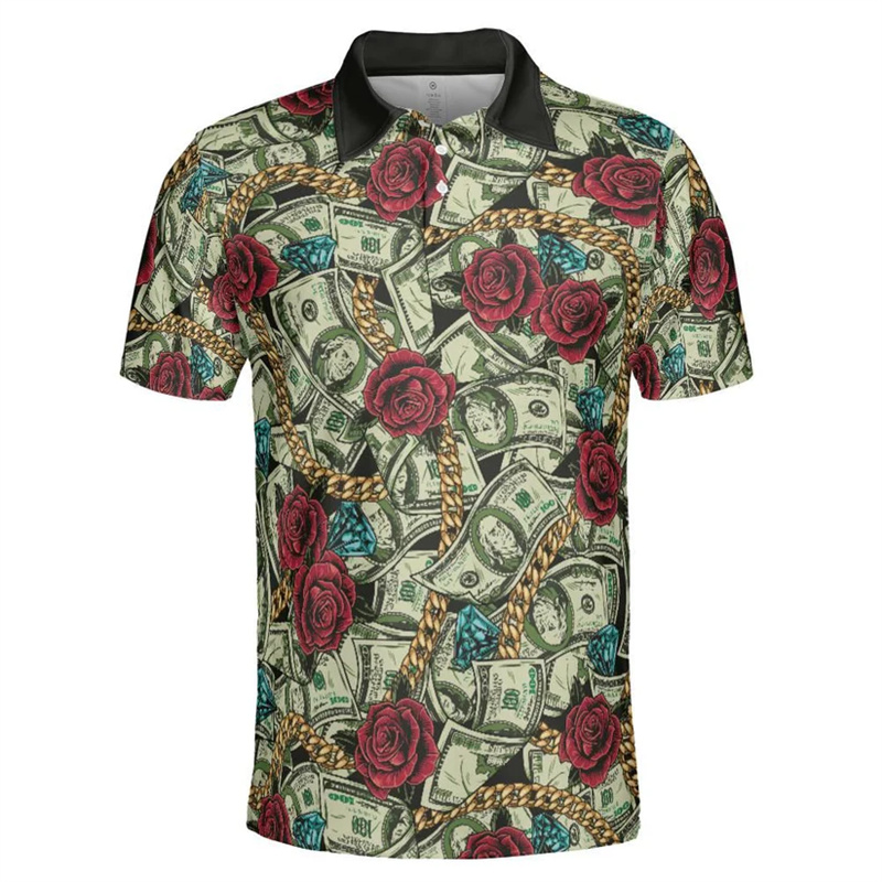 Vintage Streetwear Polo Shirts - Summer Green Clothing ulasan dan harga