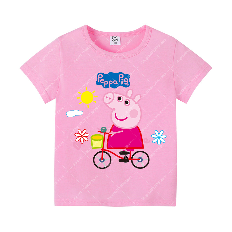 Kids Girl Cute Cotton T-shirt  - Summer Clothing Gifts ulasan dan harga