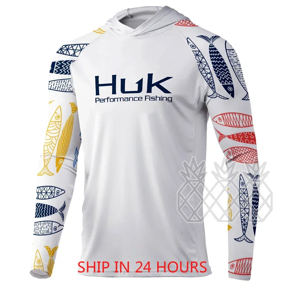 HUK Fishing Hoodie Shirts Men  - Summer De Clothing ulasan dan harga