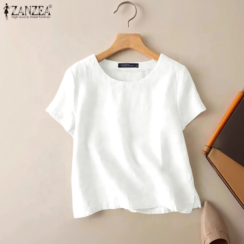 ZANZEA Summer Casual Cotton Bl - Summer De Clothing ulasan dan harga