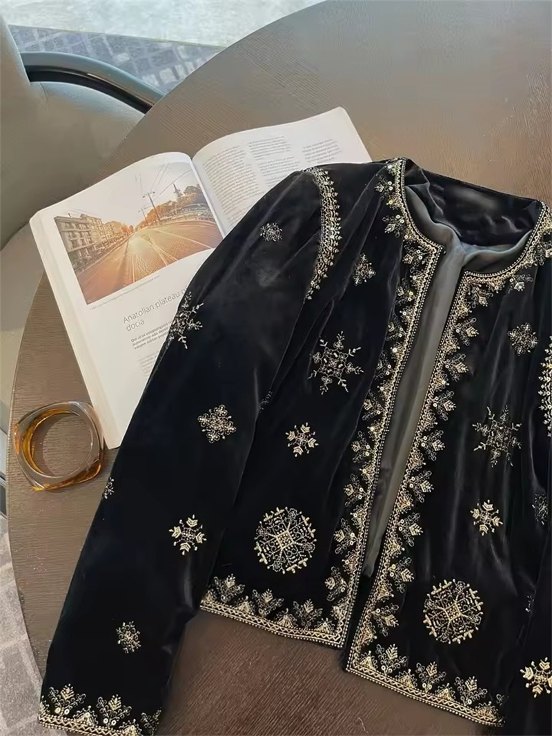 Fashion Embroidered Black Jack - Crew Clothing Summer Jacket ulasan dan harga