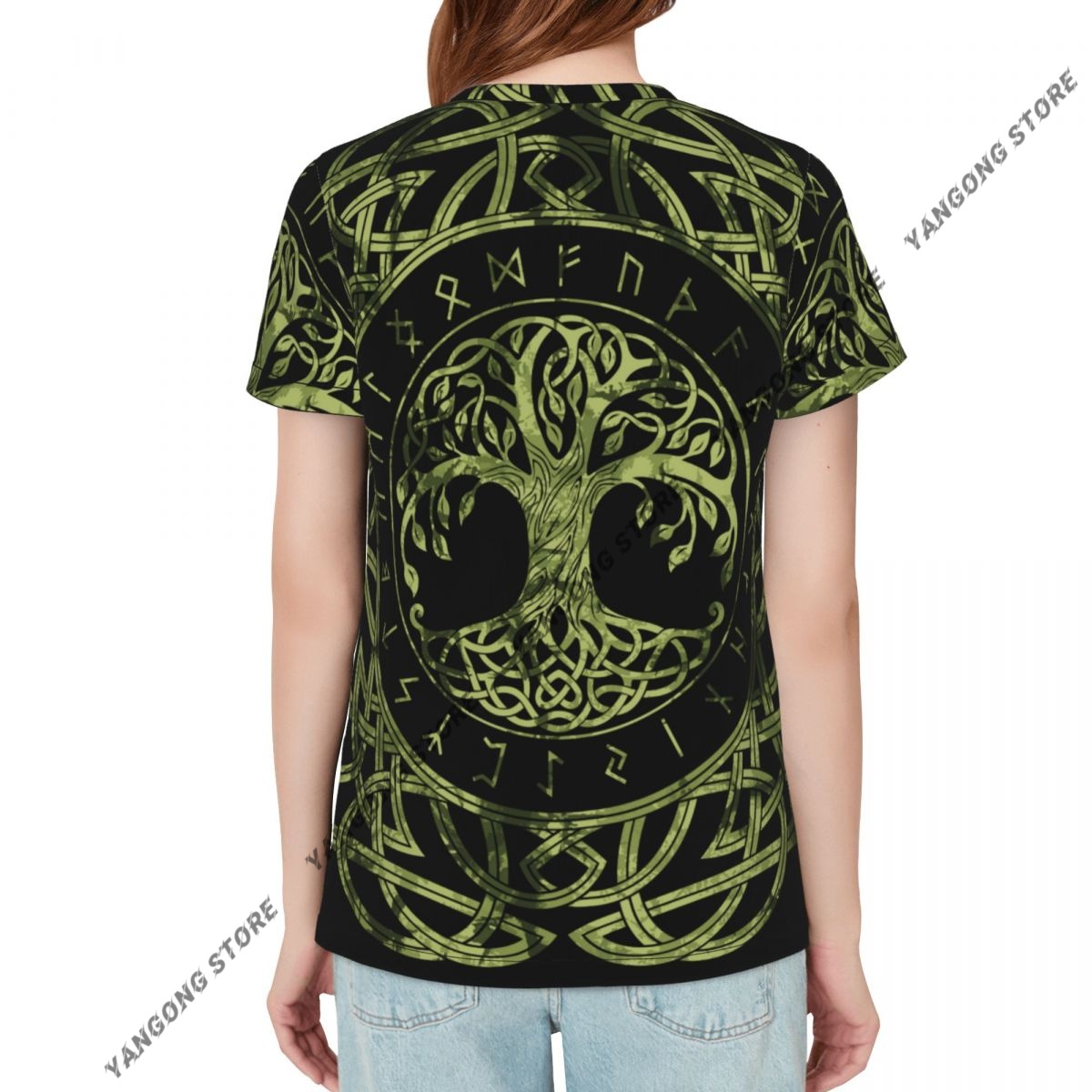 Women's T-shirt Norse Nordic V - Summer Viking Clothing ulasan dan harga