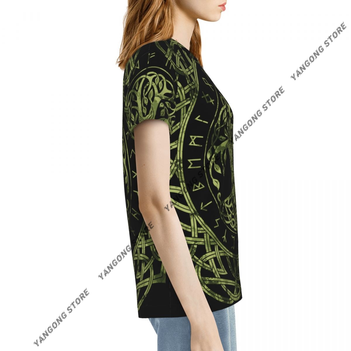 Women's T-shirt Norse Nordic V - Summer Viking Clothing ulasan dan harga