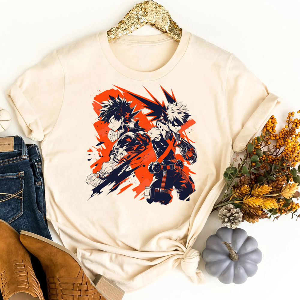 My Hero Academia t-shirt femal - Summer Grunge Clothing ulasan dan harga