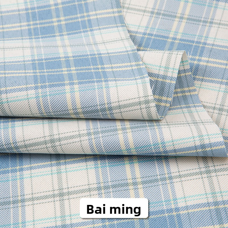 Japanese Plaid Fabric By Meter - Summer Green Clothing ulasan dan harga