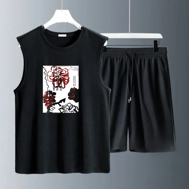Men's Tank Top Sets 2026 Summe - Summer Clothing For A Beach ulasan dan harga