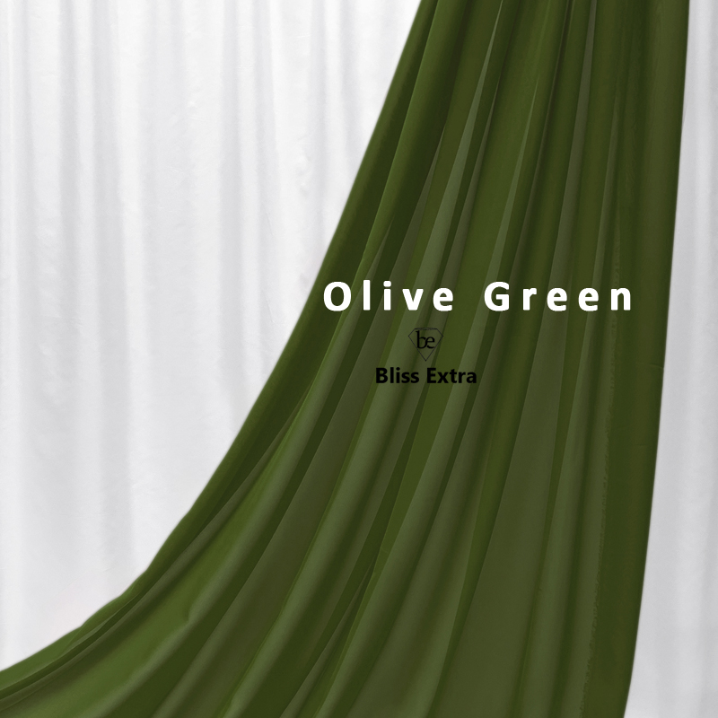 Green Chiffon Fabric Drape Hig - Summer Green Clothing ulasan dan harga