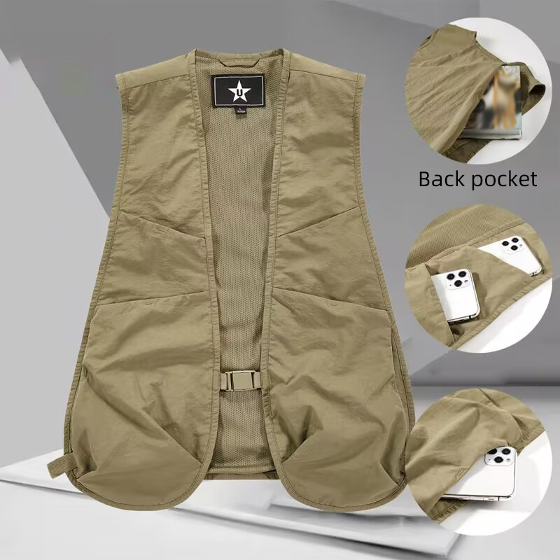 Lightweight Unisex Waistcoat V - Summer Hiking Clothing ulasan dan harga