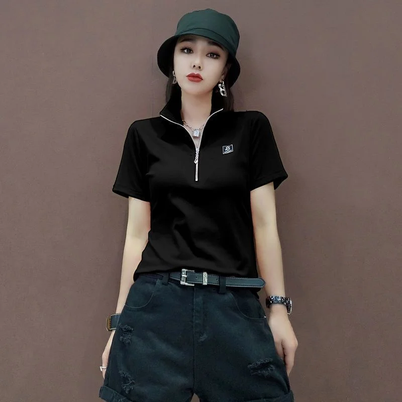 T-shirt Woman Short Sleeve Tee - Summer Green Clothing ulasan dan harga